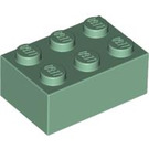 LEGO Sand Green Brick 2 x 3 (3002)