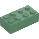 LEGO Pískově zelená Kostka 2 x 4 (3001 / 72841)