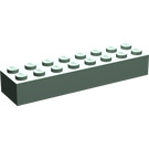 LEGO Pískově zelená Kostka 2 x 8 (3007 / 93888)