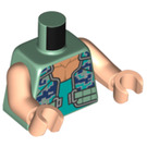 LEGO Zandgroen Colonel Miles Quaritch Minifig Torso (973 / 76382)