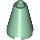 LEGO Sand Green Cone 2 x 2 x 2 (Open Stud) (3942 / 14918)