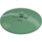 LEGO Sand Green Dish 6 x 6 (35327 / 44375)