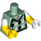 LEGO Sand Green Gone Golfin' President Business Minifig Torso (973 / 16360)