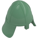 LEGO Sand Green Knights Helmet with Neck Protector (3844 / 15606)