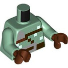LEGO Sand Green Orc Warrior Minifig Torso (973 / 76382)