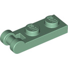 LEGO Sand Green Plate 1 x 2 with End Bar Handle (60478)