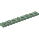 LEGO Hiekanvihreä Levy 1 x 8 (3460)