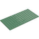 LEGO Sand Green Plate 8 x 16 (92438)