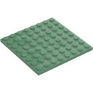 LEGO Пясъчно зелено Плоча 8 x 8 (41539 / 42534)