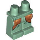 LEGO Sandgrün Portal Emperor Beine mit Scales und Bein Protectors (3815 / 90885)