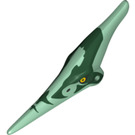 LEGO Zandgroen Pteranodon Hoofd met Dark Green (68115)