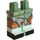 LEGO Sandgrün Sally Minifigur Hüften und Beine (3815 / 48827)