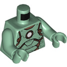 LEGO Sandgrün Tauchgerät Iron Mann Minifigur Torso (973 / 76382)