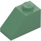 LEGO Verde sabbiato Pendenza 1 x 2 (45°) (3040 / 6270)