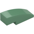 LEGO Verde sabbiato Pendenza 1 x 3 Curvo (50950)