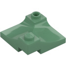 LEGO Sand Green Slope 1 x 3 x 3 Double Curve (73682)