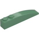 LEGO Sand Green Slope 1 x 6 Curved (41762 / 42022)