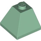 LEGO Sand Green Slope 2 x 2 (45°) Corner (3045)