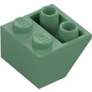 LEGO Sand Green Slope 2 x 2 (45°) Inverted with Flat Spacer Underneath (3660)