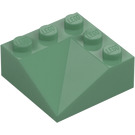 LEGO Sand Green Slope 3 x 3 (25°) Double Concave (99301)