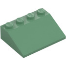 LEGO Pískově zelená Sklon 3 x 4 (25°) (3016 / 3297)