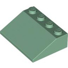 LEGO Sand Green Slope 3 x 4 (25°) (3016 / 3297)