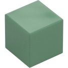 LEGO Sand Green Square Minifigure Head (19729 / 25194)