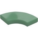 LEGO Sand Green Tile 2 x 2 Curved Corner (27925)