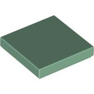 LEGO Sand Green Tile 2 x 2 with Groove (3068)
