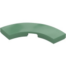 LEGO Sand Green Tile 3 x 3 Curved Corner (79393)