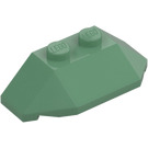 LEGO Sand Green Wedge 2 x 4 Triple (47759)