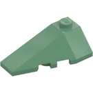 LEGO Sand Green Wedge 2 x 4 Triple Left (43710)