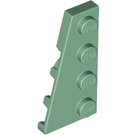 LEGO Sand Green Wedge Plate 2 x 4 Wing Left (41770)