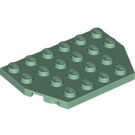 LEGO Sandgrün Keil Platte 4 x 6 ohne Ecken (32059 / 88165)