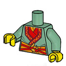 LEGO Sand Green Wyldfyre Torso (973 / 76382)