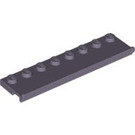 LEGO Sand Purple Plate 2 x 8 with Door Rail (30586)