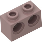 LEGO Sandrot Backstein 1 x 2 mit 2 Löcher (32000)