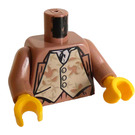 LEGO Sand rød Gilderoy Lockhart Torso (973 / 73403)