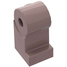 LEGO Sand Red Minifigure Leg, Left (3817)