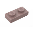 LEGO Zandrood Plaat 1 x 2 (3023 / 28653)