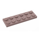LEGO Sandrot Platte 2 x 6 (3795)