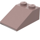 LEGO Sand Red Slope 2 x 3 (25°) with Rough Surface (3298)