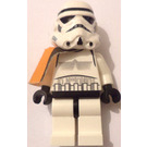 LEGO Sandtrooper med Orange Pauldron och Stormtrooper Hjälm Minifigur med prickad mun