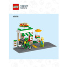 LEGO Sandwich Shop Set 40578 Instructions