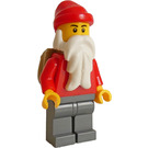 LEGO Дядо Коледа Claus с Раница Минифигурка