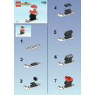 LEGO Santa on Skis Set 1128-1 Instructions