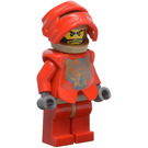 LEGO Santis mit Golden Bear Kopf Muster und Dark Stone Hände Minifigur