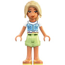 LEGO Sara with Light Blue Top and Yellowish Green Shorts Minifigure