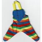 LEGO Scala Baby Rainbow Leggings with Blue Heart Bib