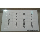 LEGO Score Card (cardboard Sheet) (72826)
